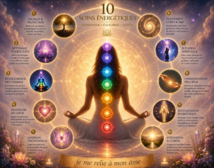 La Grande Métamorphose — 10 soins énergétiques